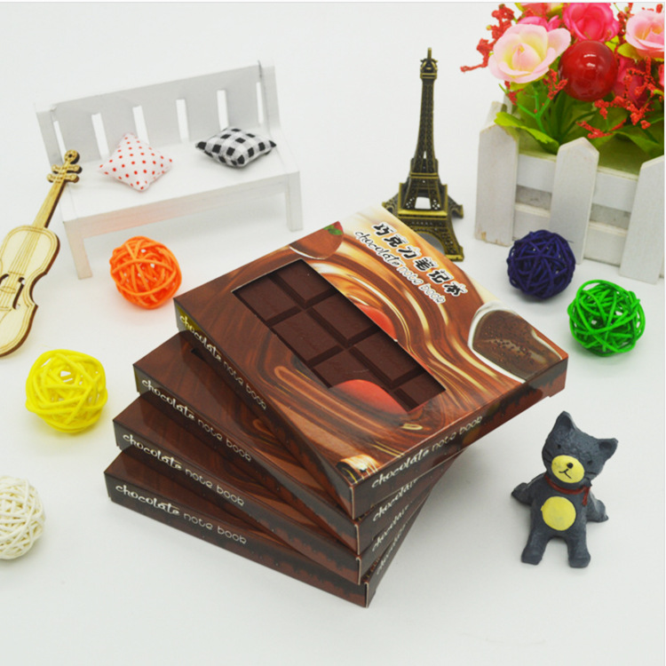 New Cute Creative Portable Thickened Chocolate Biscuits Mini Notepad display picture 3