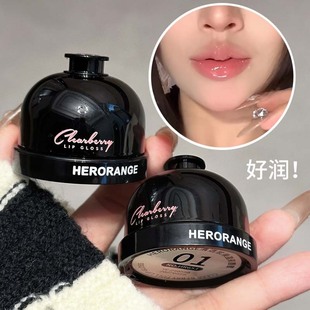 HERORANGE ~ Clear Berry Gloss Lip Honey Moisturizing Doodle Lip Gloss Mirror Lip Glaze Cross-border Makeup