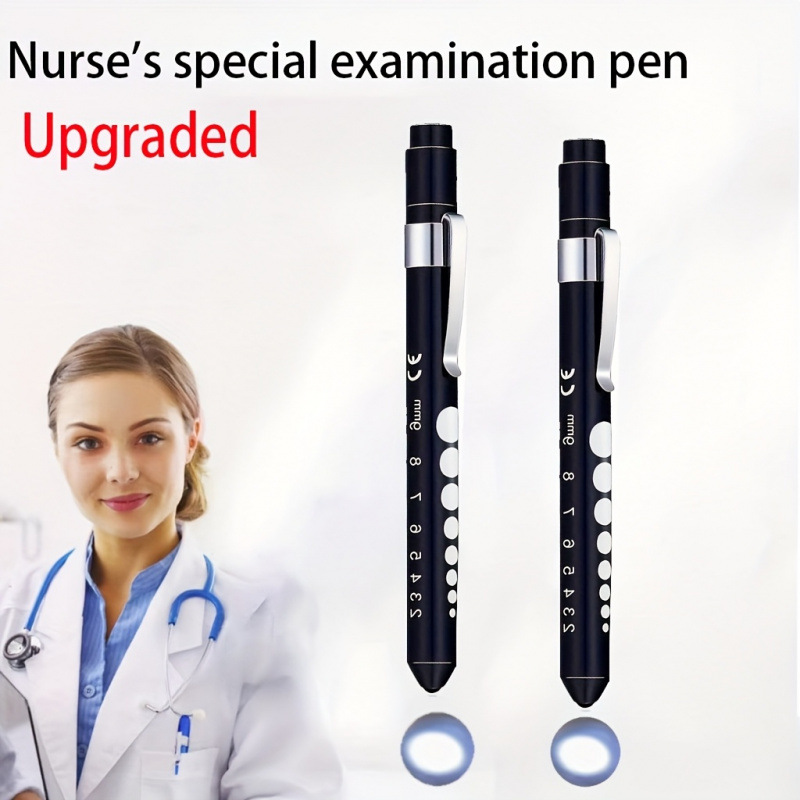 2 Pack Pen Lights para enfermeras Penlights médicas