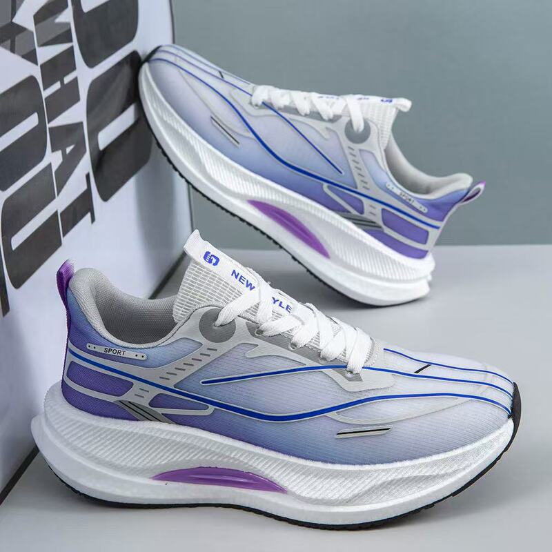 36-45 True Carbon Plate Men's and Women's Same Style Sports Shoes 2025 Spring and Summer Lightweight High-Elastic Soft Sole Heightening Running Shoes 36-45 True Carbon Plate Men's and Women's Same Style Sports Shoes 2025 Spring and Summer Lightweight High-Elastic Soft Sole Heightening Running Shoes