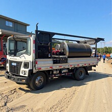 搅拌机拌合机道路修补铺设铣抛料在利用搅拌机车载式沥青搅拌站