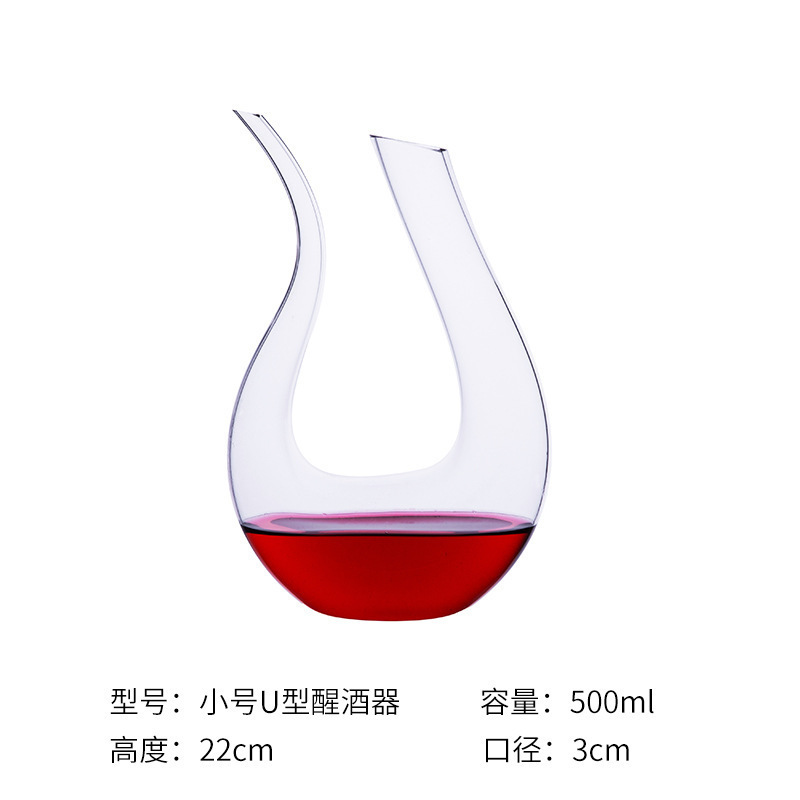 Decantador de vino olla transparente cristal vino separador vidrio pourer Hogar personalizado pequeño tamaño vino conjunto