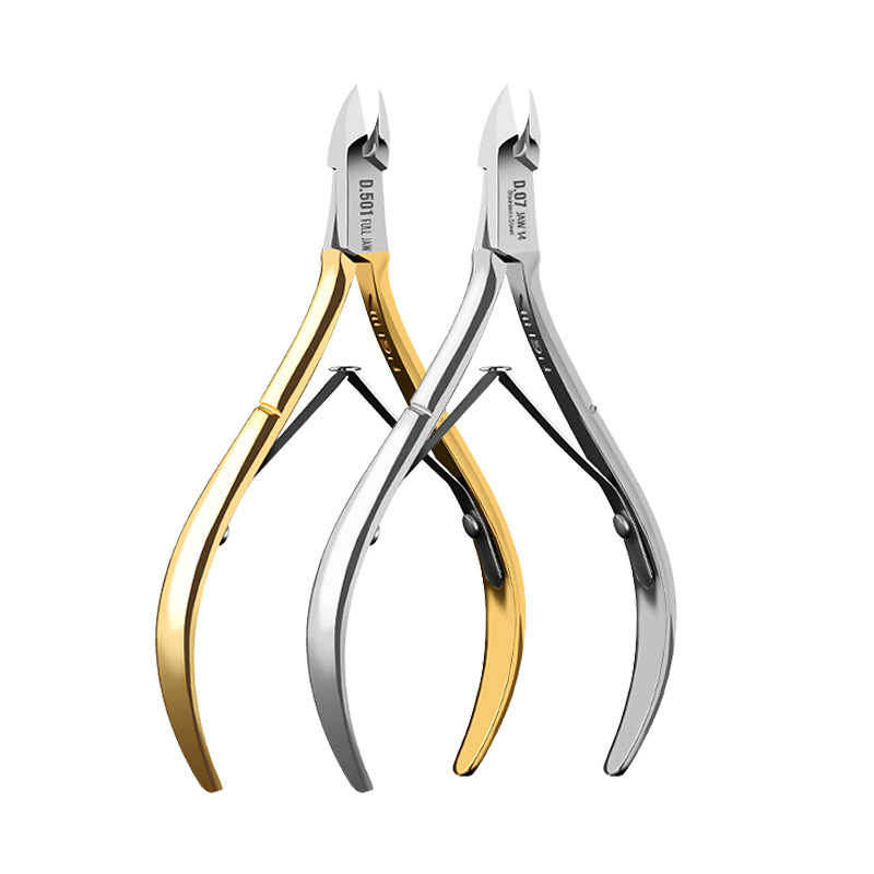 Herramientas de manicuría de alta calidad de corte de piel muerta, tiendas de manicuría especializadas de manicuría al por mayor, tijeras d501