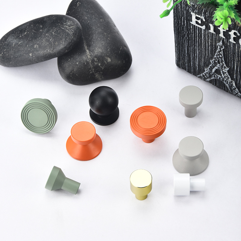 Modern simple macaron single hole light and luxurious skin color…
