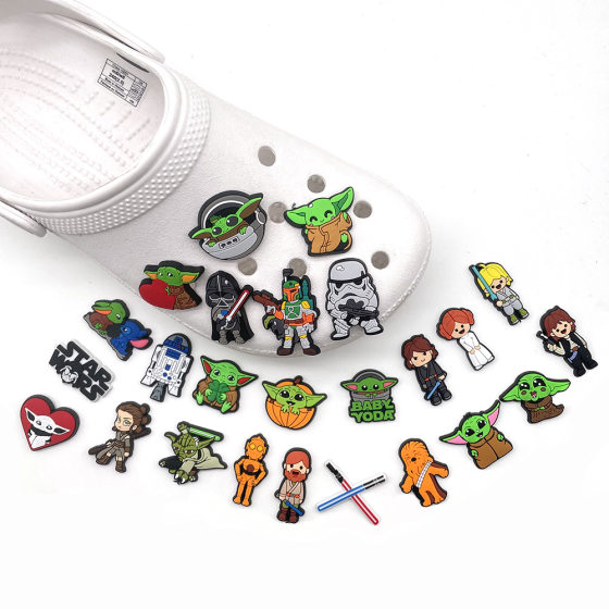 Star Wars star wars series hole shoes flower shoe buckle diy garden shoes decorative buckle croc