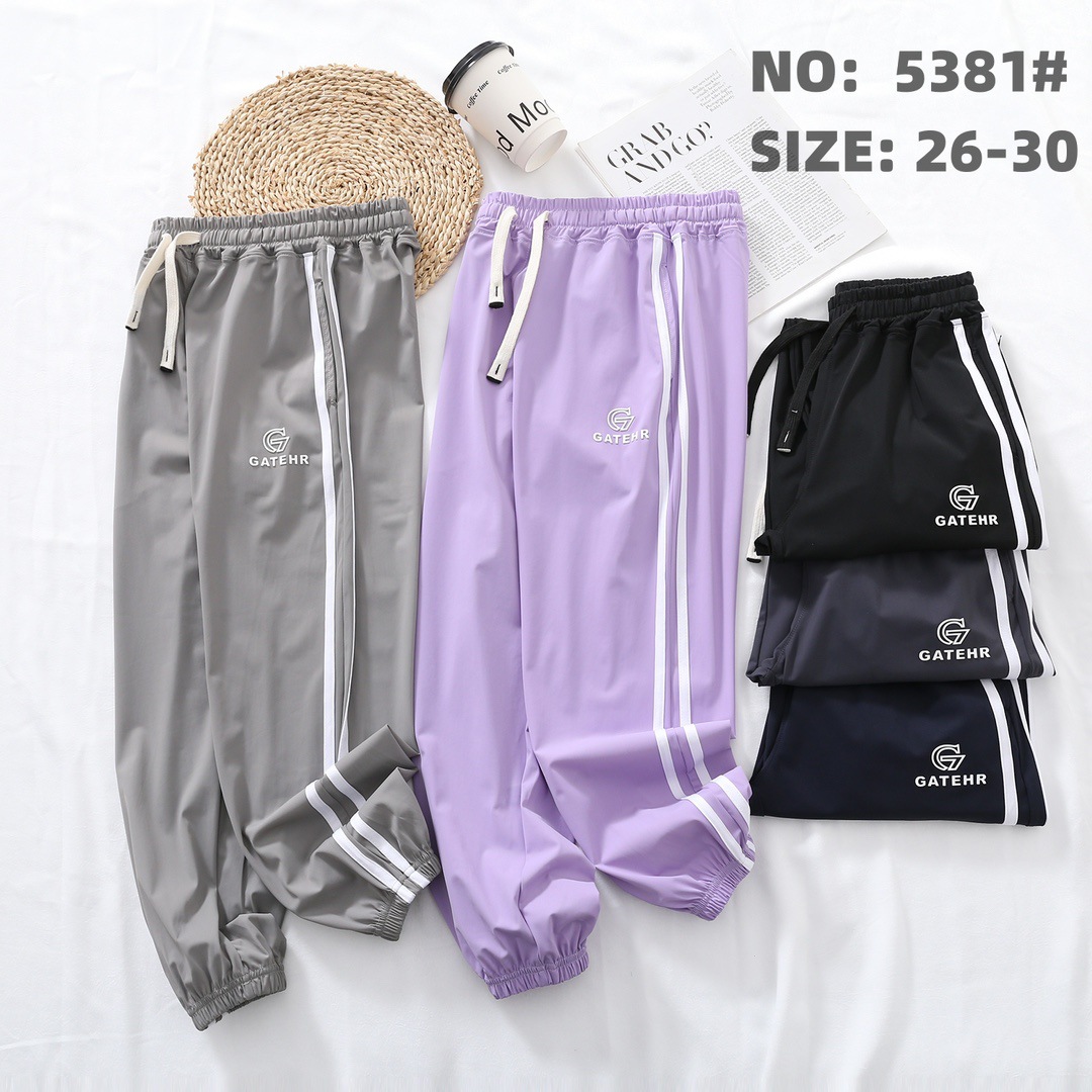 Summer children's elastic quick dry trousers for men and women