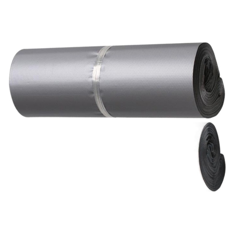 Bolsa exprés de material nuevo, bolsa de embalaje gruesa plateada, bolsa autoadhesiva grande grande, 12 bolsas de embalaje de comercio electrónico gris de seda