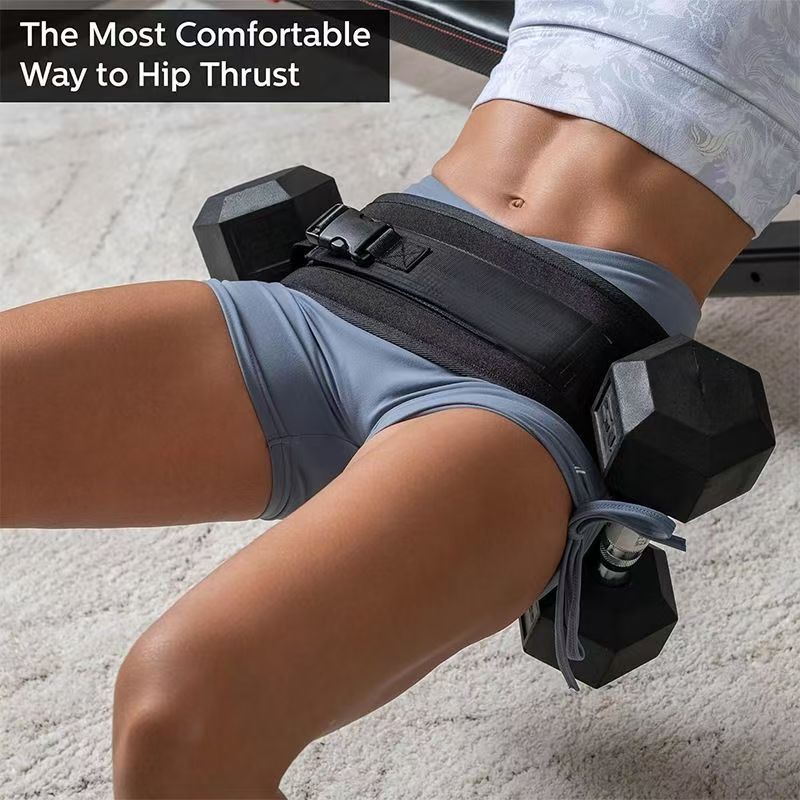 Weight-Bearing Belt, Hip Bridge, Weight-Bearing Belt, Hip Thrusting, Aerobic Training Belt, Dumbbell, Hip Fitness Home