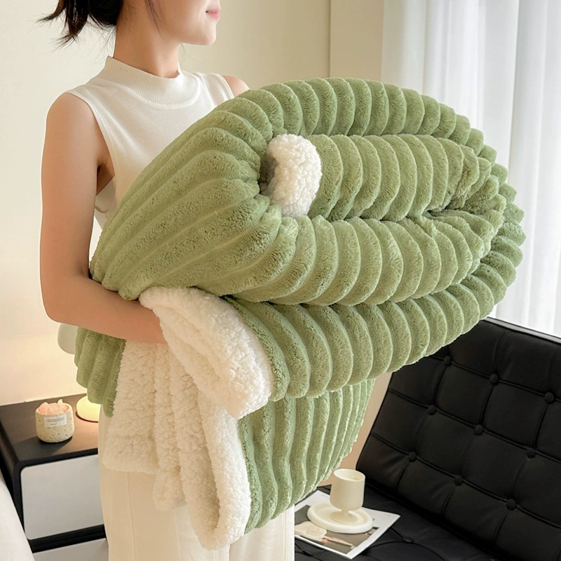 Одеяло-подушка Keep-Warm, утолщённая двухслойная флисовая ткань, различные размеры и цвета