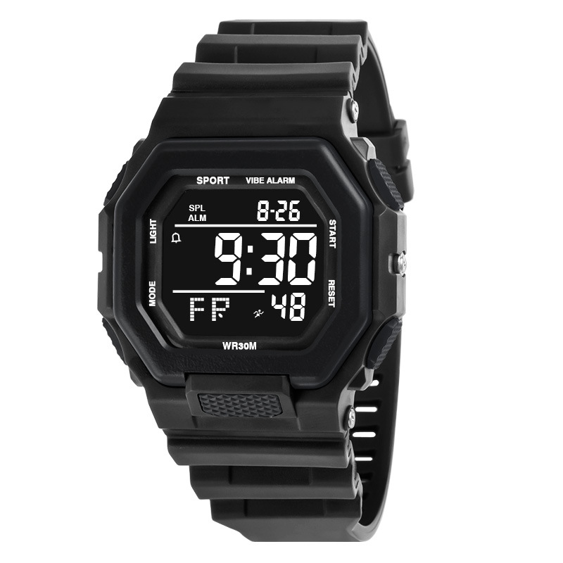Reloj electrónico de sincronización de alarma de deportes al aire libre para hombres estudiantes masculinos y femeninos multifunción reloj electrónico luminoso fábrica al por mayor