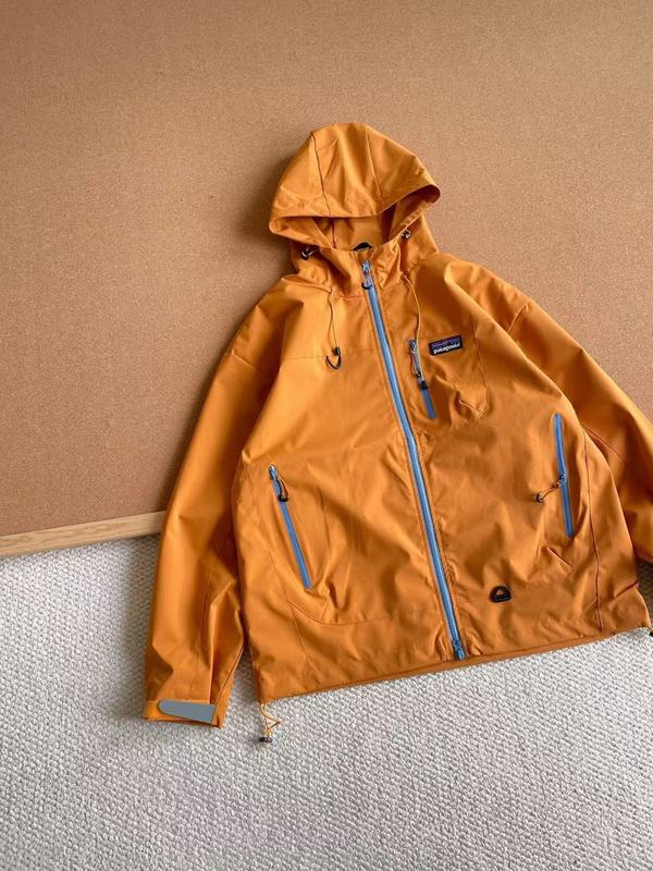 パタゴニア カラフルなコントラストカラーのジッパージャケット、男性と女性用、登山用のファッショナブルなジャケット|undefined