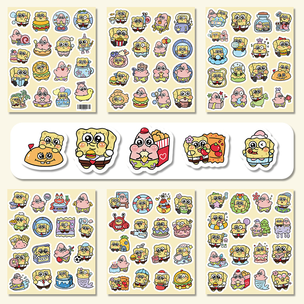 스폰지밥 네모바지-102 사진(원본 및 수정)