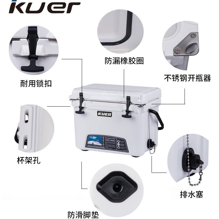 Incubadora refrigerador al aire libre coche comida picnic fresco-mantenimiento caja de pesca gran capacidad camping portátil refrigerador de alimentos