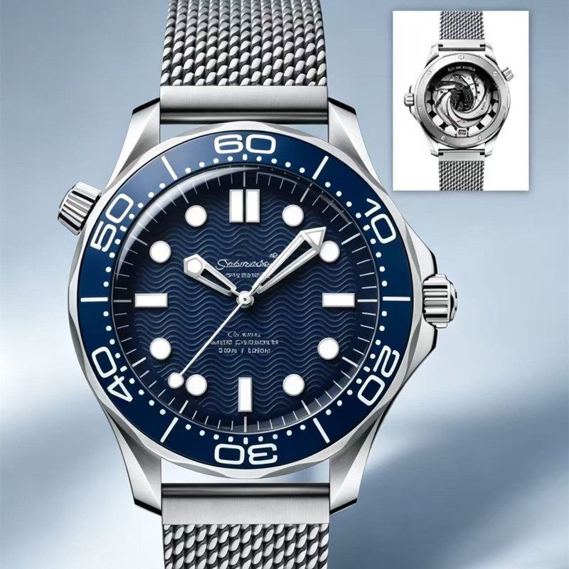 Oujia Vs007 No Time to Die Bond Seamaster Or300 Series Fully Automatic Mechanical Watch Luminous Diving Men's Watch
