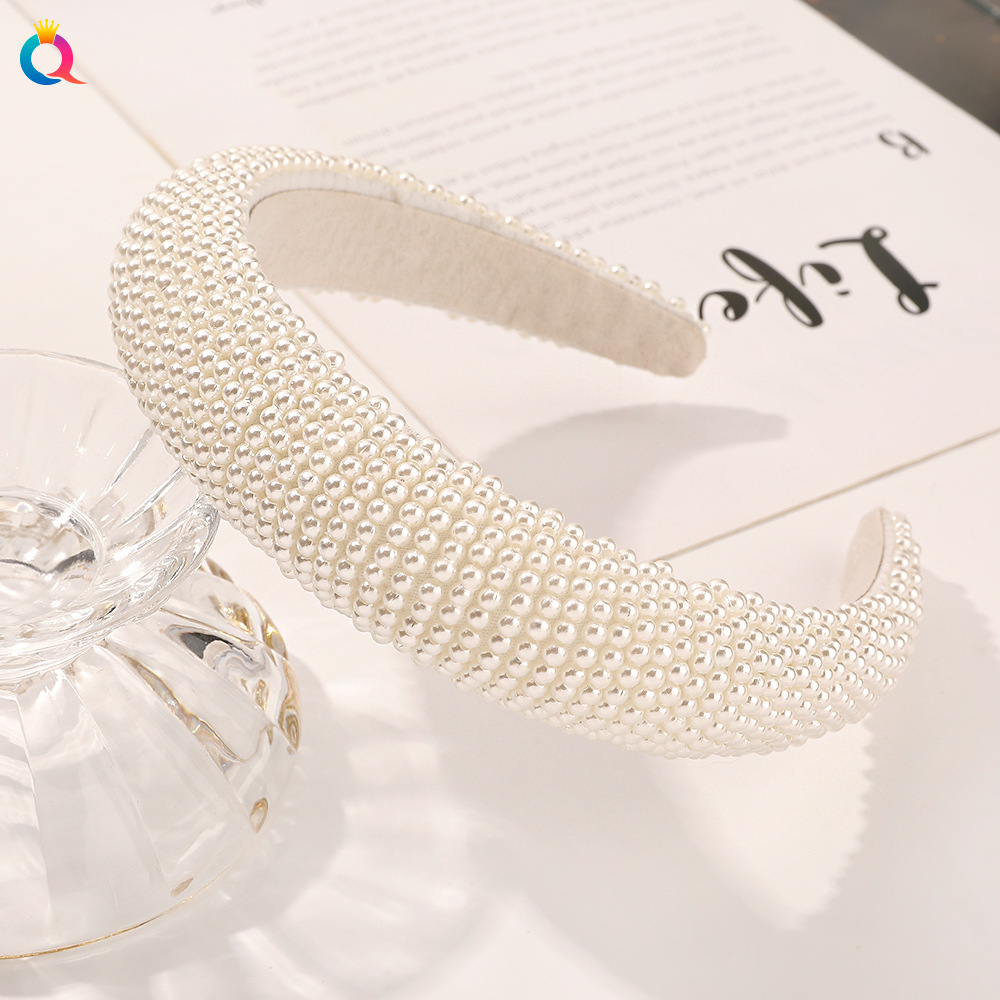180g Weight Headwear Hair Accessories Type 1 Piece Quantity Street Occasion Artificial Pearl Material Geometric Pattern Women'S Gender Plating Design Fashion Style Fashion Geometric Artificial Pearl Plating Headwear 1 Piece 6
