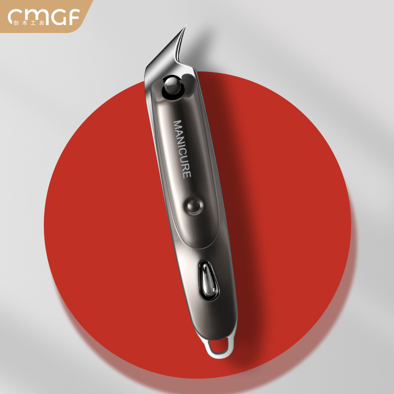 Cuchillo de uñas portátil regalo de cuchillo de uñas ajuste de pedicura en stock plegable único dedo tijeras de piel muerta biselada doméstica image 7