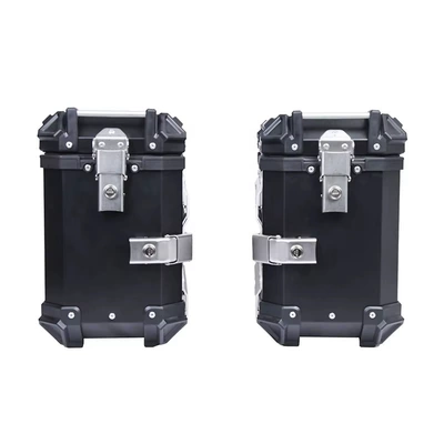 Motorcycle trunk: rack side box rack tail