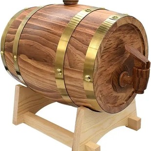 Wooden Wine Barrel Oak Closed Horizontal Red Wine Wine Barrel Bar Wine Barrel Ornaments