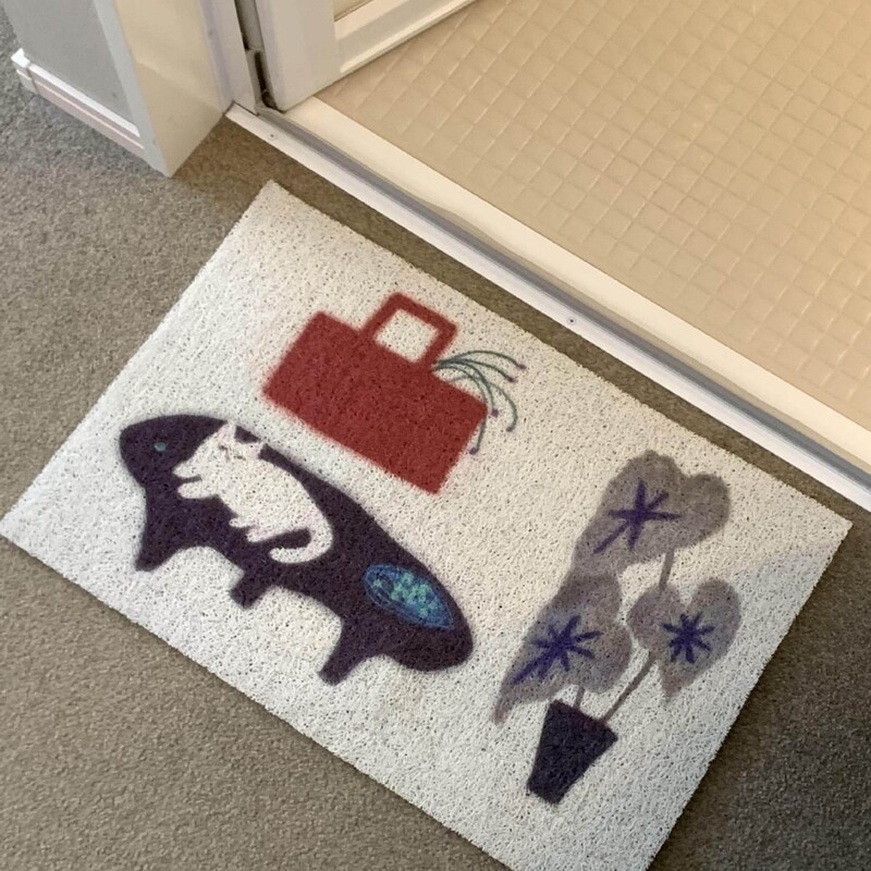 French-Style Minimalist High-End Elegant Entrance Door Mat with Silk Loops, Customizable, Labelable, Non-Slip, Dust-Removing, and Dirt-Resistant French-Style Minimalist High-End Elegant Entrance Door Mat with Silk Loops, Customizable, Labelable, Non-Slip, Dust-Removing, and Dirt-Resistant