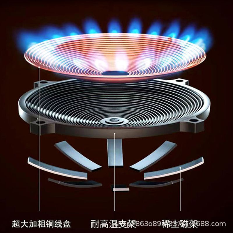 正品万利达5000W凹面电磁炉家用大功率多功能爆炒火锅套装电磁灶|undefined