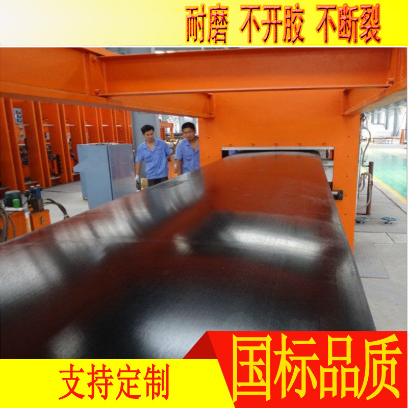 EP200耐热输送带   黑色挡边环形输送带   欢迎洽谈
