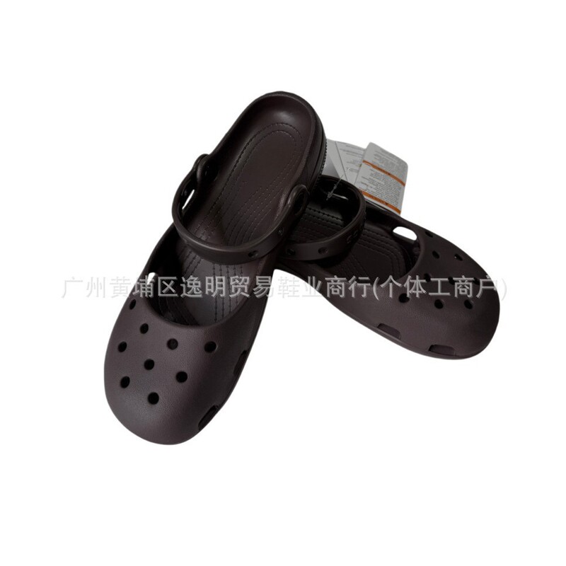 Sandals, Clogs, Women's Non-Slip Mary Jane Sandals, Ballet Flat Summer Beach Shoes, Thick-Soled Casual Nurse Shoes
