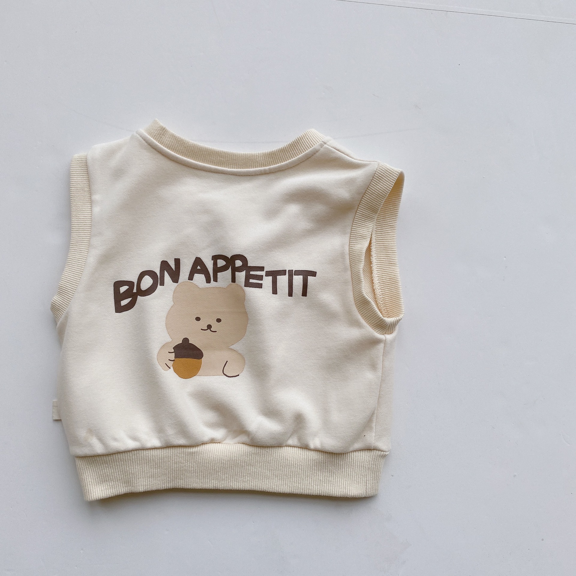 Chaleco de algodón para niños bebé primavera y otoño ropa de Corea del Sur chaqueta de los niños bebé Chaleco de primavera y otoño bebé chaleco