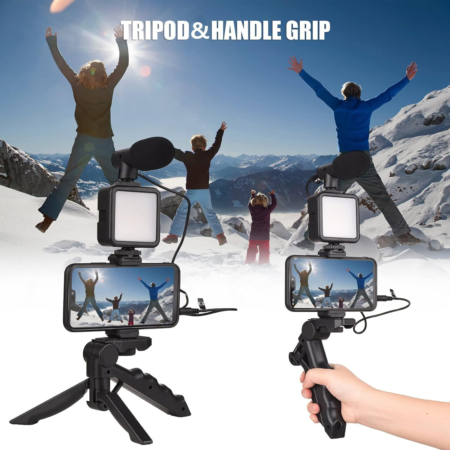 Teléfono móvil profesional grabación de video en vivo luz de relleno LED presentador de celebridades de Internet Douyin transmisión en vivo juego de equipos de video corto