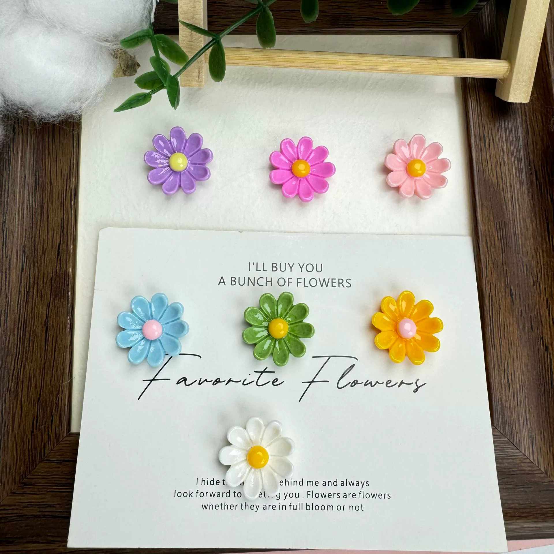 Большой цветок ромашки, кремовый клей, чехол для мобильного телефона «сделай сам», заколка для волос, магнит на холодильник, материал для обуви, аксессуары из смолы