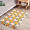 60x90 cotton wire woven ground pad color strip multi -color breathable simple entry door pad foot pad house pad