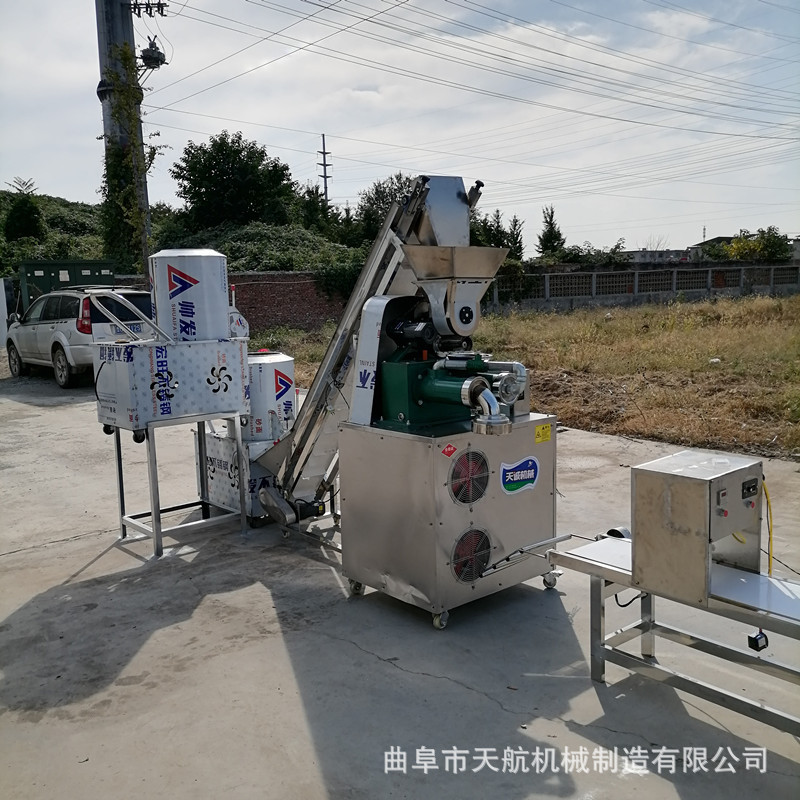 天航家用玉米面条淮北烫面机设备 米线成型机 送技术