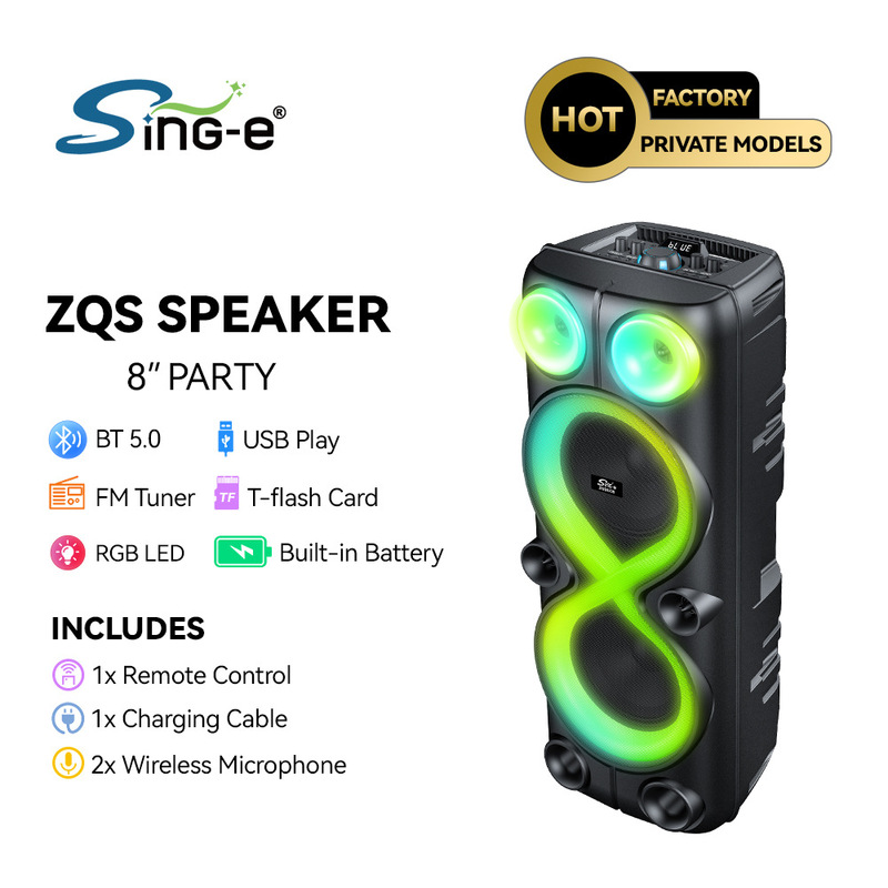 Sing-e dec s8238新型40wハイパワー無線bluetooth大スピーカー屋外携帯RGB自慢卸売り|undefined