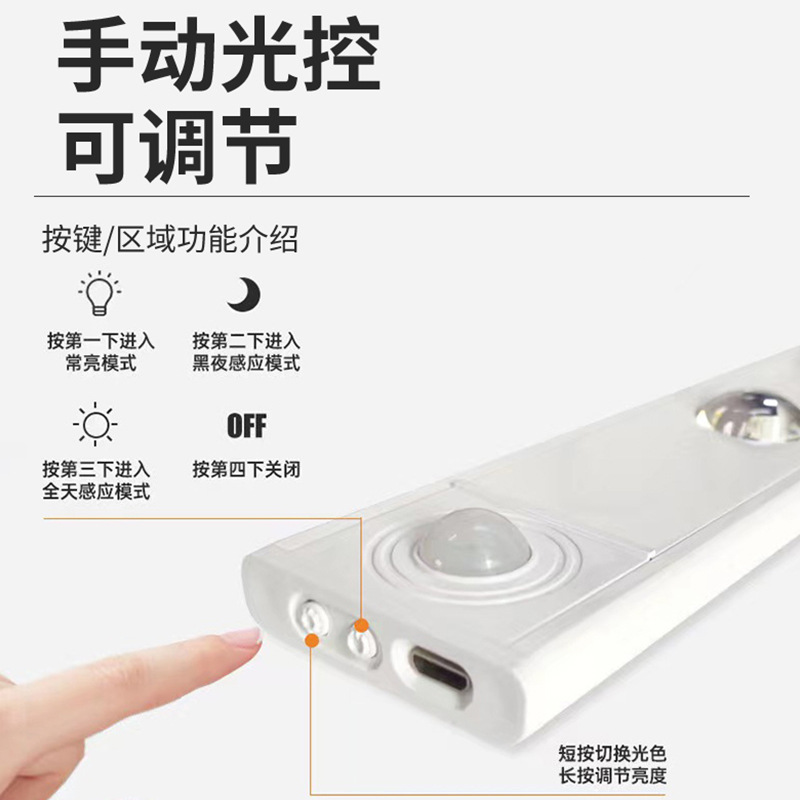 Magnetic induction ultra thin rechargeable self-adhesive rectangular…