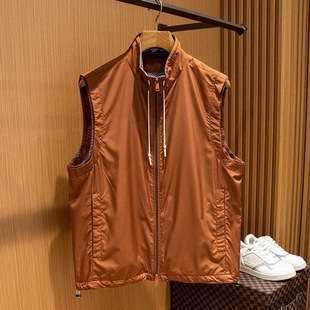 Men's Vest-Like Single-Sided Casual Stand-Up Collar Functional Thin Vest Men's Vest Jacket Wholesale
