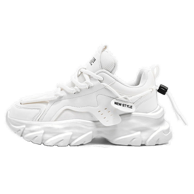 Zapatos de hombre 2025 primavera nueva tendencia juvenil deportes de moda zapatos casuales de suela gruesa aumentada Agan Gump Dad zapatos de moda