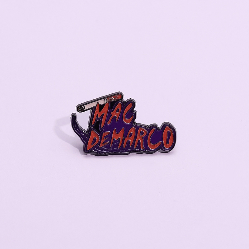 European and American creator singer songwriter musician letter badge souvenir pin European and American creator singer songwriter musician letter badge souvenir pin