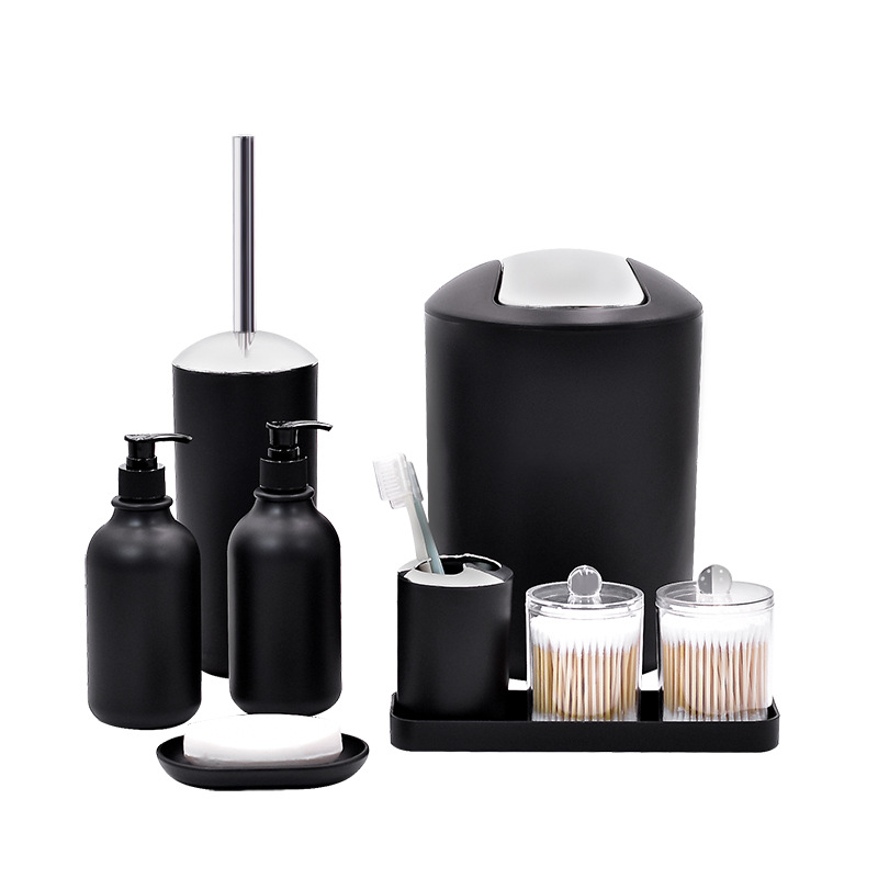 Simple baño traje de baño Baño combinación conjunto taza de dientes conjunto de dientes desinfectante de manos botella suministros