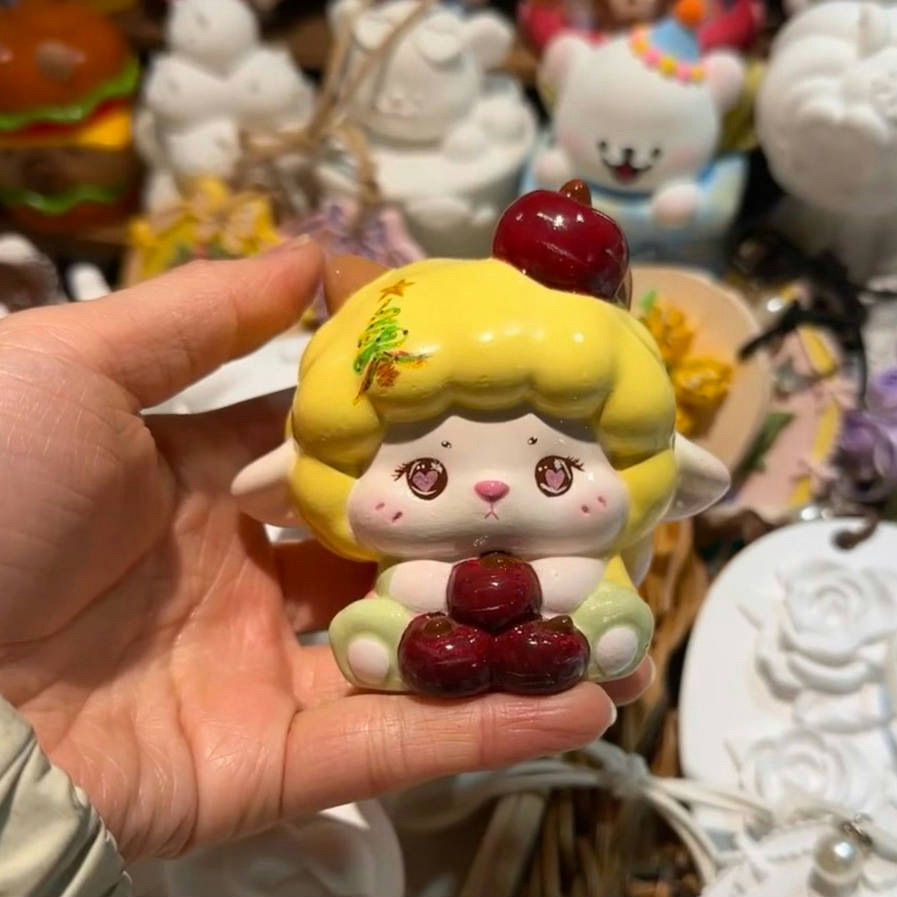 Muñeca de yeso de estilo explosivo al contado, embrión blanco, puesto pequeño del mercado nocturno, muñeca de yeso coloreada especial, centro comercial, exclusivamente para venta al por mayor