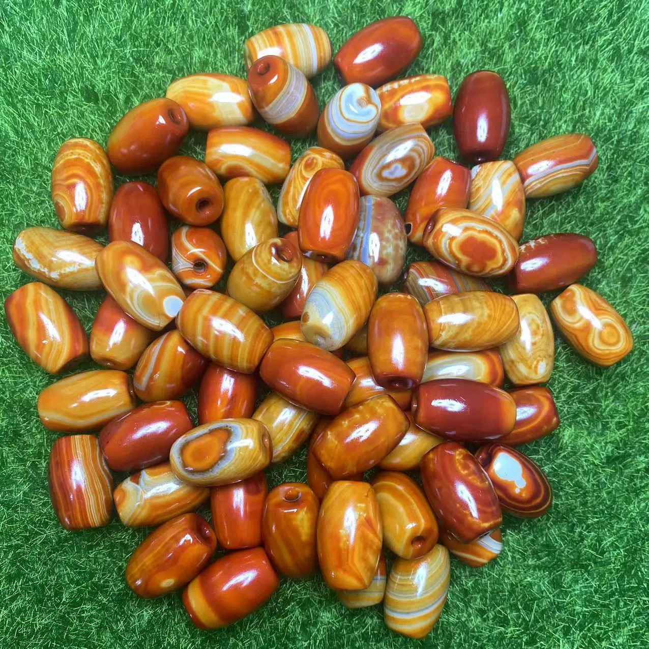 Воюющих государств красный агат мармелад бусины 15x22 мм производители оптом DIY украшения ручной работы с бусинами бусины