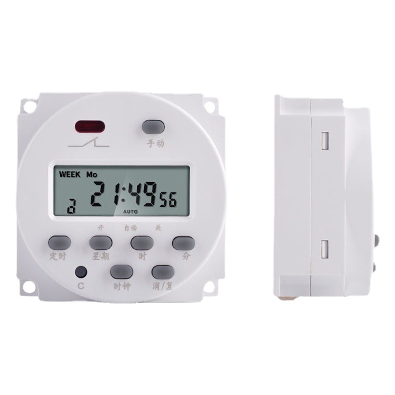 CN101A pequeño temporizador interruptor de control de Tiempo circuito abierto del microordenador Inglés apagado automático temporizador de publicidad