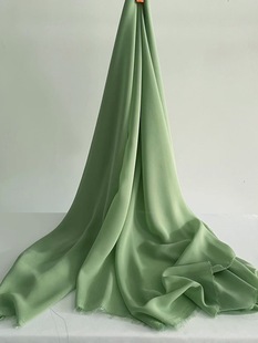 # avocado green fabric wedding decoration gauze curtain wedding dress wine red caramel chiffon solid color fabric
