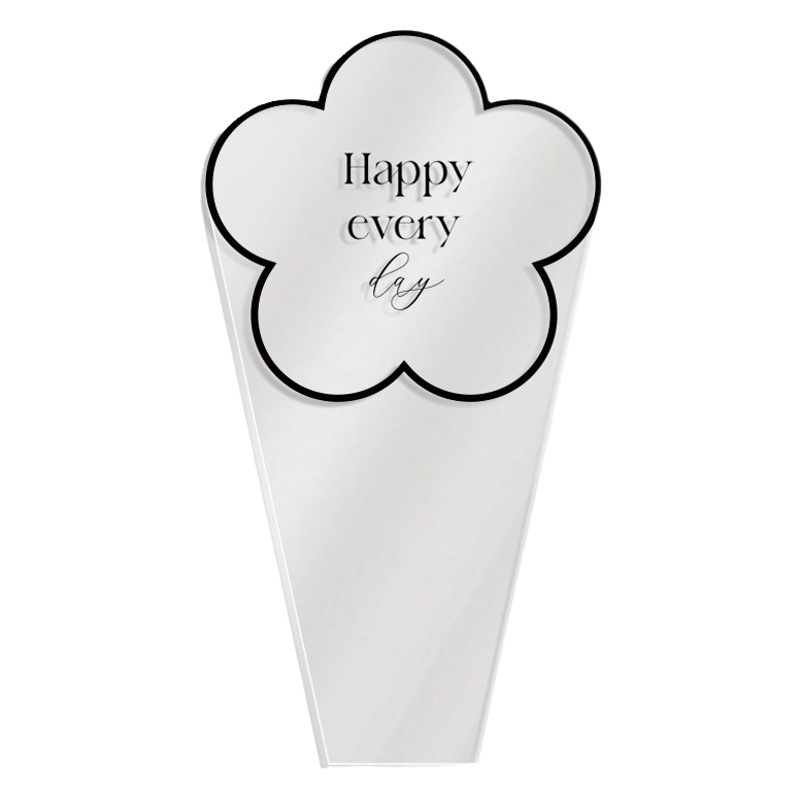 Bolsas para Flores al por Mayor, Bolsas de Embalaje para Ramos Individuales del Día de San Valentín, Bolsas de Material para Manualidades, Bolsas Transparentes de OPP para Embalaje de Flores