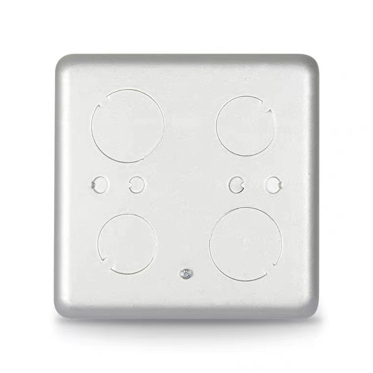 Wholesale floor box with cover, floor plug concealed box, metal floor socket installation box, earth leakage circuit breaker precast box, wiring box