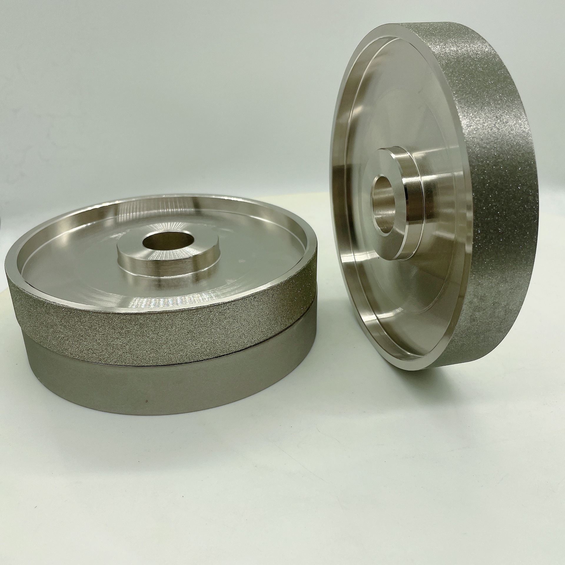 定制电镀合金金刚石砂轮150x25玉石研磨去皮砂轮机平行金刚石磨轮