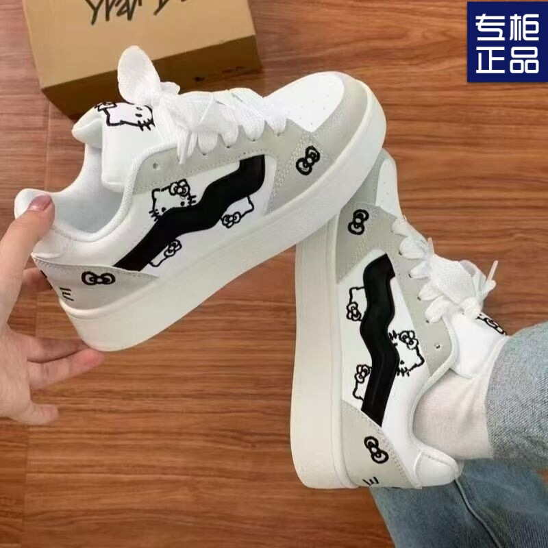 2025 Popular Original Non-Colliding Thick-Soled Bread Shoes for Women, Autum New Shoes, Student Casual Sneakers