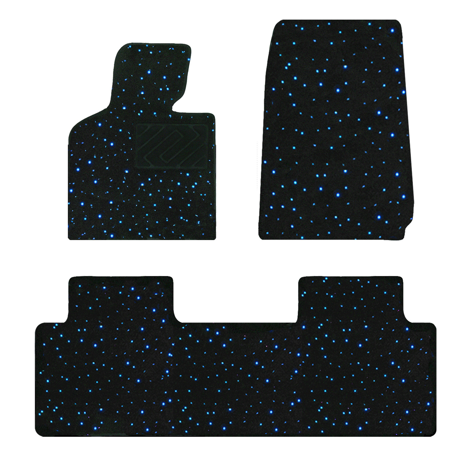 Xiaomi Su7 Special Car-Specific Luminous Floor Mats and Carpet Ambient Lighting Xiaomi Car Carpet Interior Decoration Starry Sky Carpet
