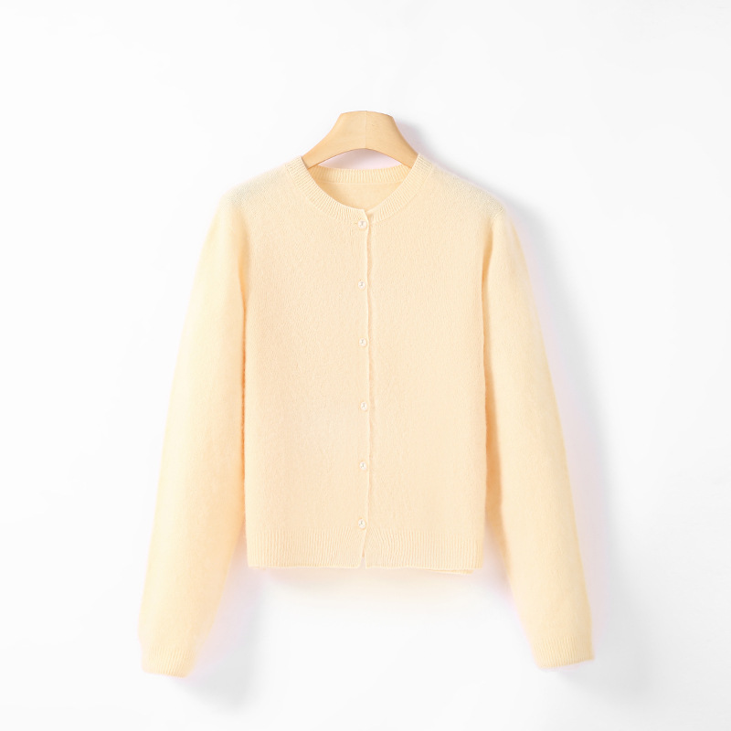 【在庫あり】高級ラムウールカーディガン レディース 秋冬 普院ニット カーディガン ゆったり感