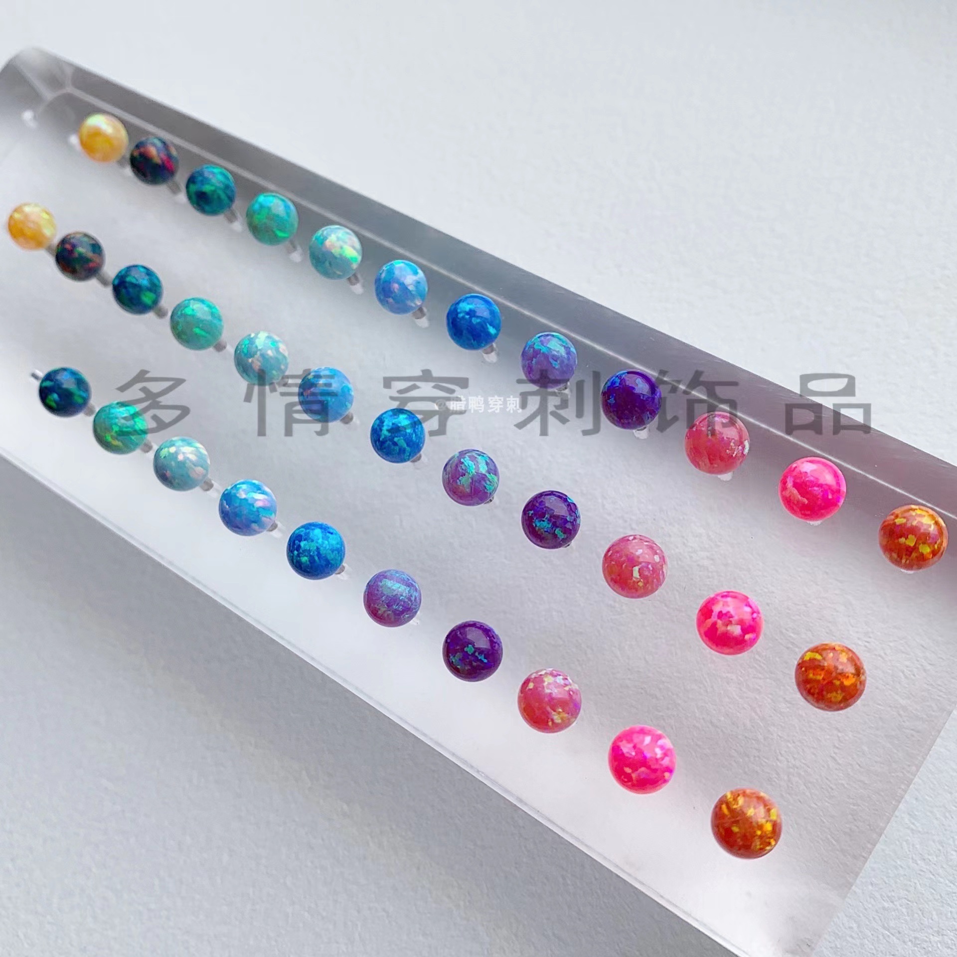 Labret stud lip piercing jewelry styling detail