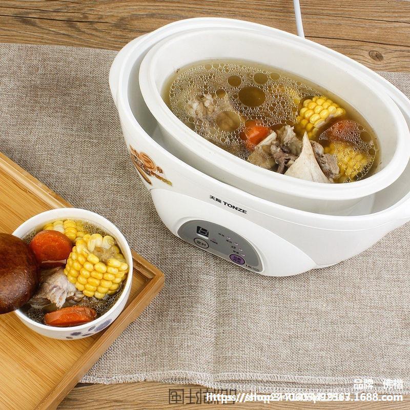 Tonze煮粥6L炖锅隔水盅天际正品胆电脑1白瓷水电锅一微电脑三定时