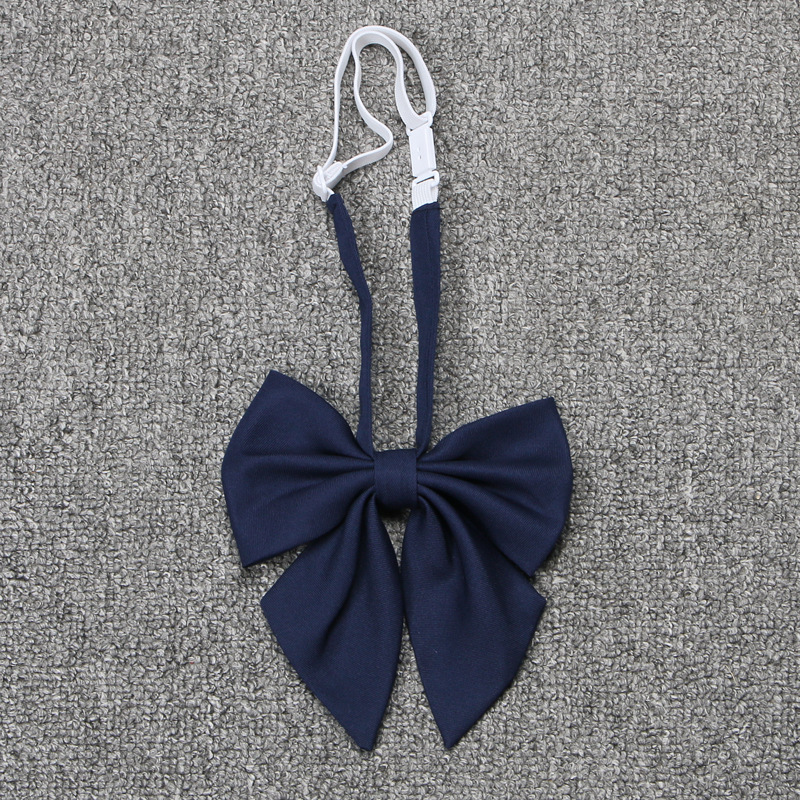 Neue japanische JK-Uniform, einfarbige Fliege, süße, niedliche kleine Feder, spitz, 5 Farben_voghion.com